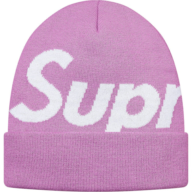 Supreme Big Logo Beanie (FW17) Light Purple