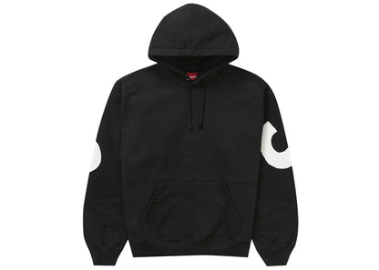 Supreme Big Logo Jacquard Hooded Sweatshirt Black