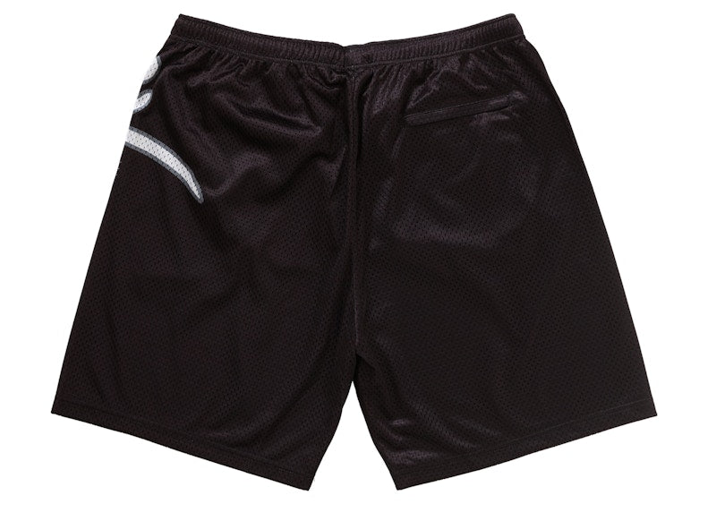 Supreme Big Script Mesh Short Black