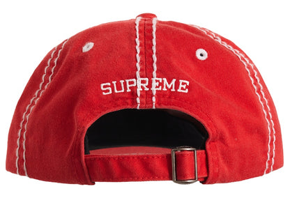 Supreme Big Stitch 6-Panel Red