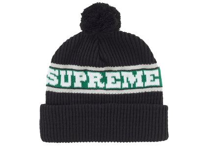 Supreme Big Stripe Beanie (FW24) Black
