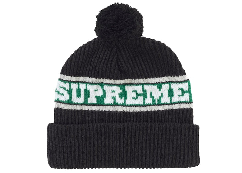 Supreme Big Stripe Beanie (FW24) Black