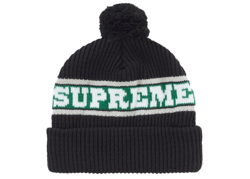 Supreme Big Stripe Beanie (FW24) Black