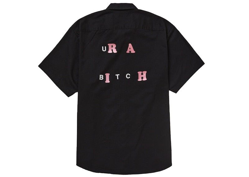 Supreme Bitch S/S Work Shirt Black