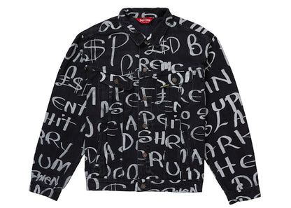 Supreme Black Ark Denim Trucker Jacket Black