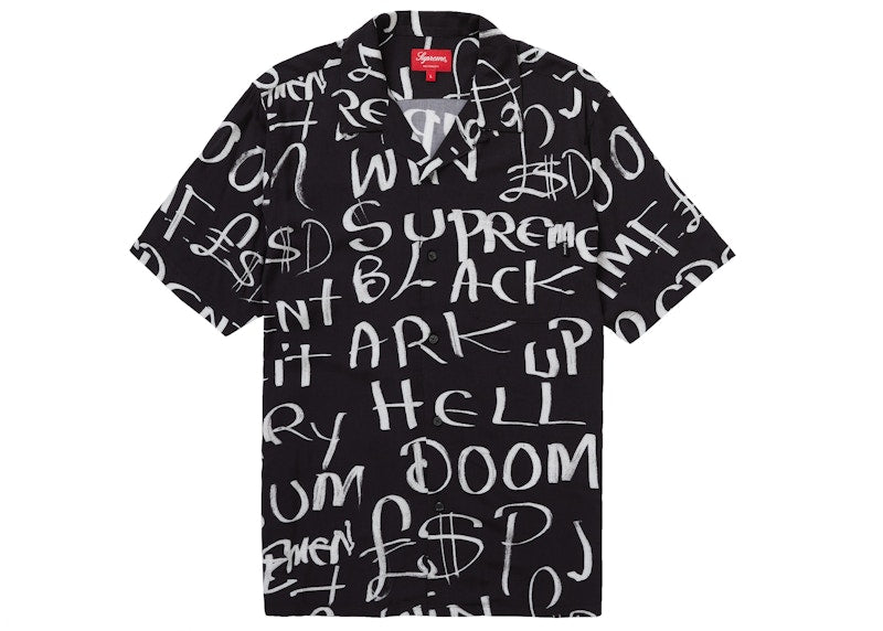 Supreme Black Ark Rayon S/S Shirt Black