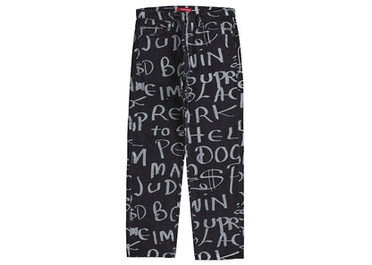 Supreme Black Ark Regular Jean Black