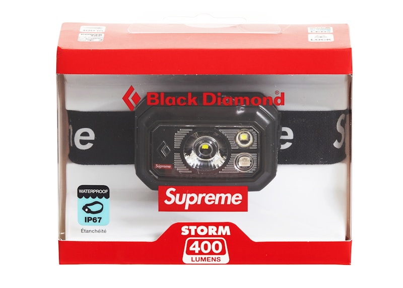 Supreme Black Diamond Storm 400 Headlamp Black
