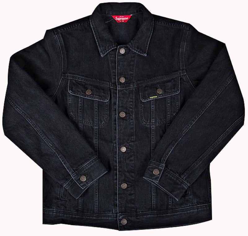 Supreme Black Sabbath Denim Trucker Jacket Black