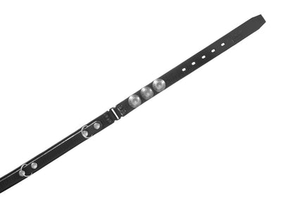 Supreme Blackmeans Concho Leather Belt Black