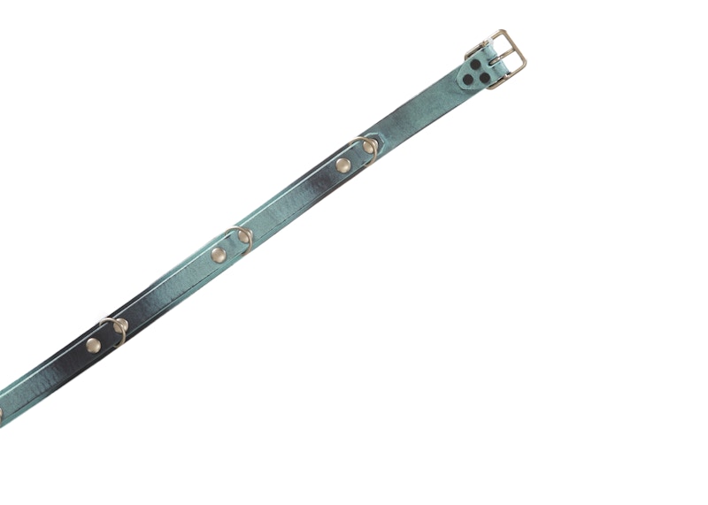 Supreme Blackmeans Concho Leather Belt Light Green