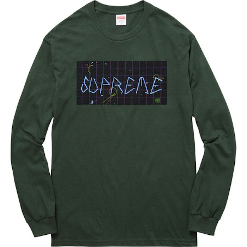 Supreme Blade Grid LS Tee Dark Green