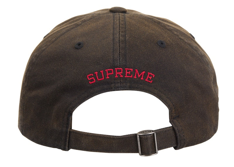 Supreme Bleached Chino 6-Panel Black