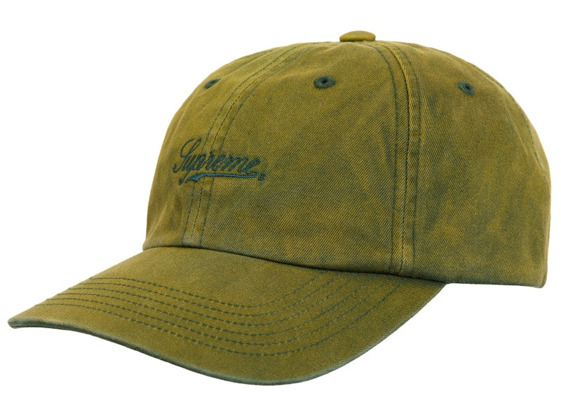 Supreme Bleached Chino 6-Panel Green