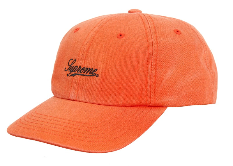 Supreme Bleached Chino 6-Panel Orange