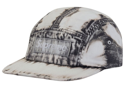 Supreme Bleached Chino Camp Cap Black