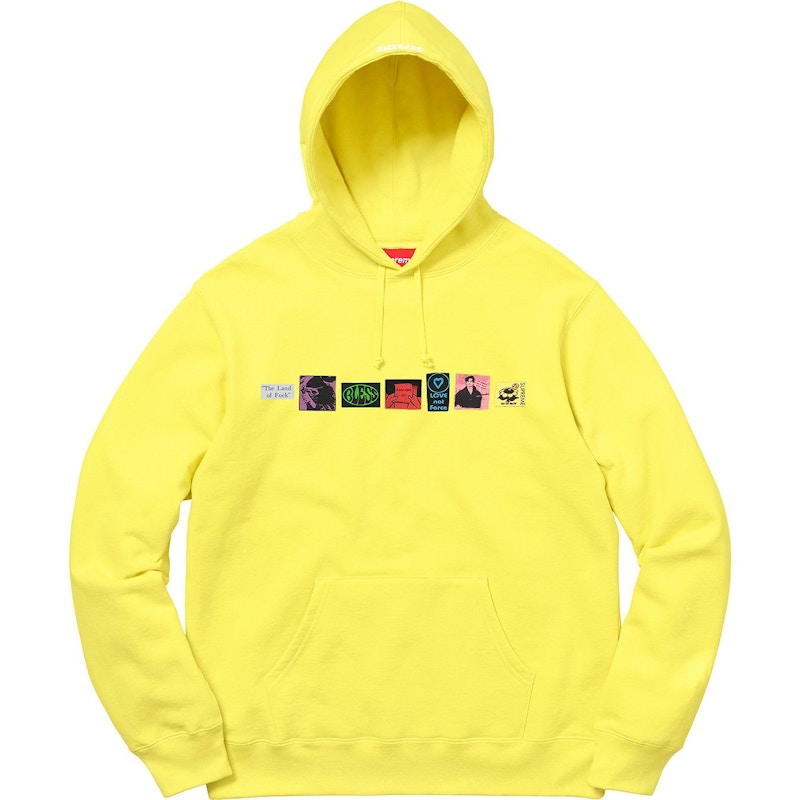 Supreme Bless Hooded Sweatshirt Lemon
