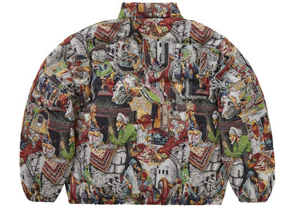Supreme Bless Tapestry Down Puffer Jacket Multicolor