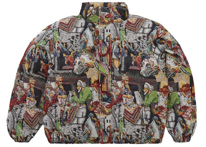 Supreme Bless Tapestry Down Puffer Jacket Multicolor