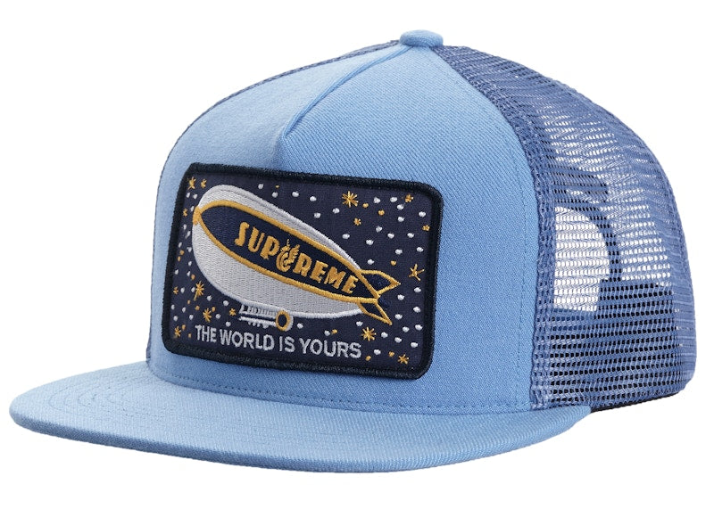 Supreme Blimp Mesh Back 5-Panel Light Blue