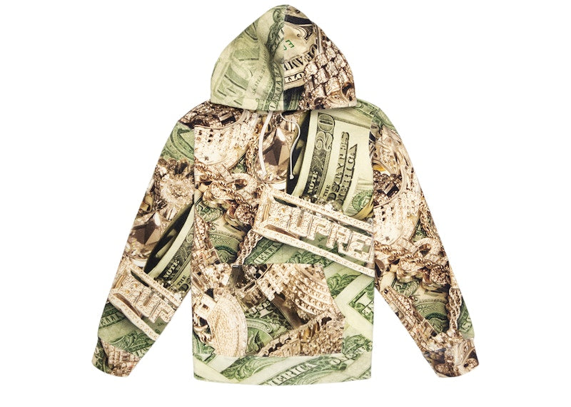 Supreme Bling Hooded Sweatshirt Green