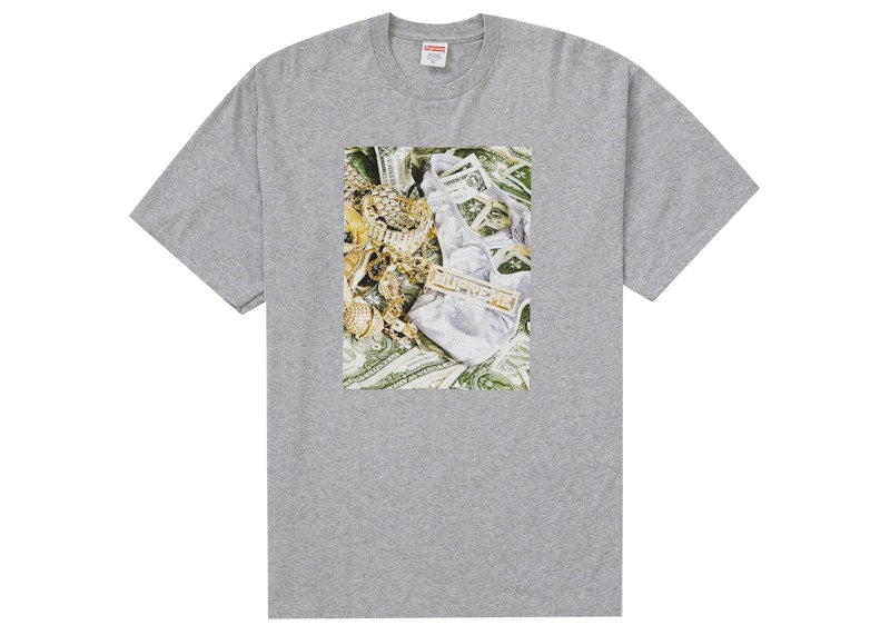 Supreme Bling Tee Heather Grey