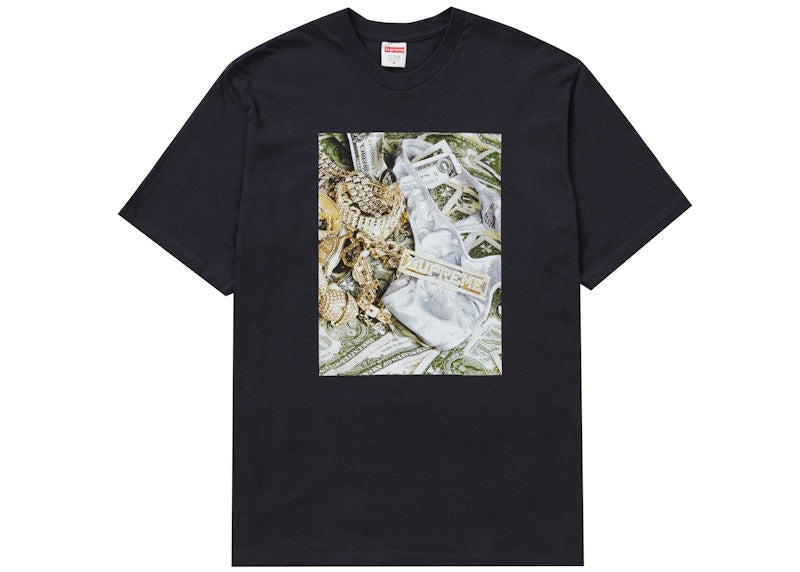 Supreme Bling Tee Navy