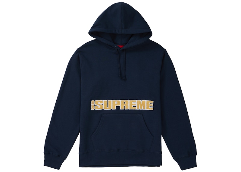 Supreme Blockbuster Hooded Sweatshirt Navy