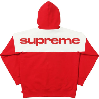 Supreme Blocked Hoodie Red