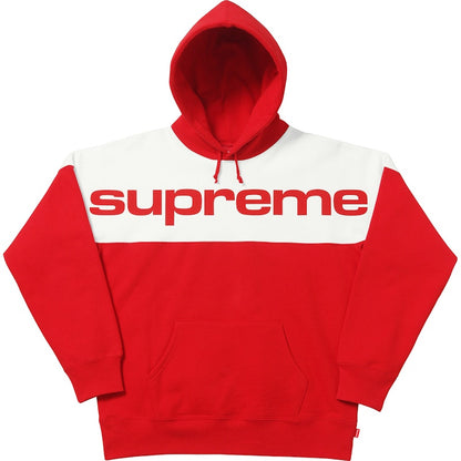 Supreme Blocked Hoodie Red