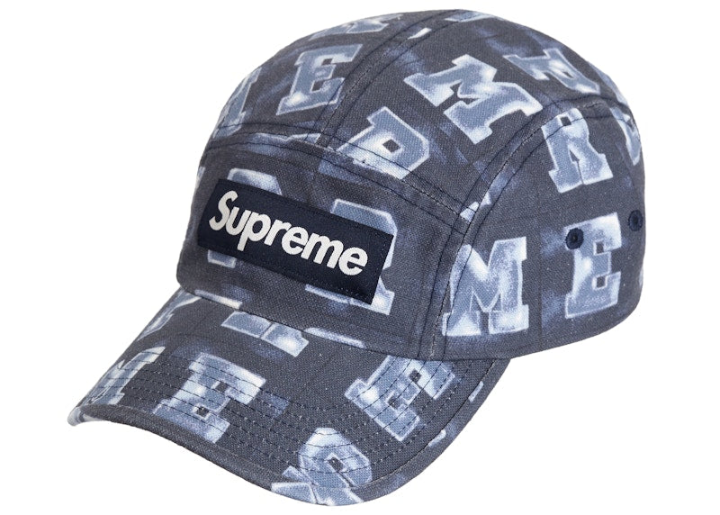 Supreme Blocks Camp Cap Navy