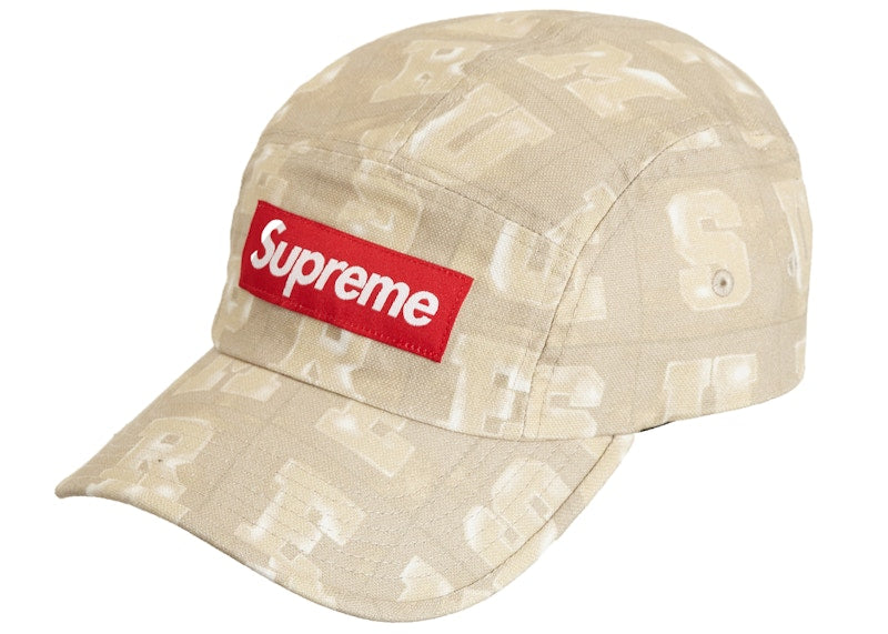 Supreme Blocks Camp Cap Tan