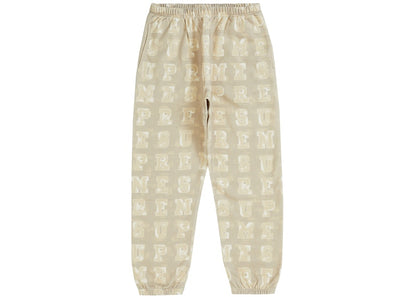 Supreme Blocks Sweatpant Tan