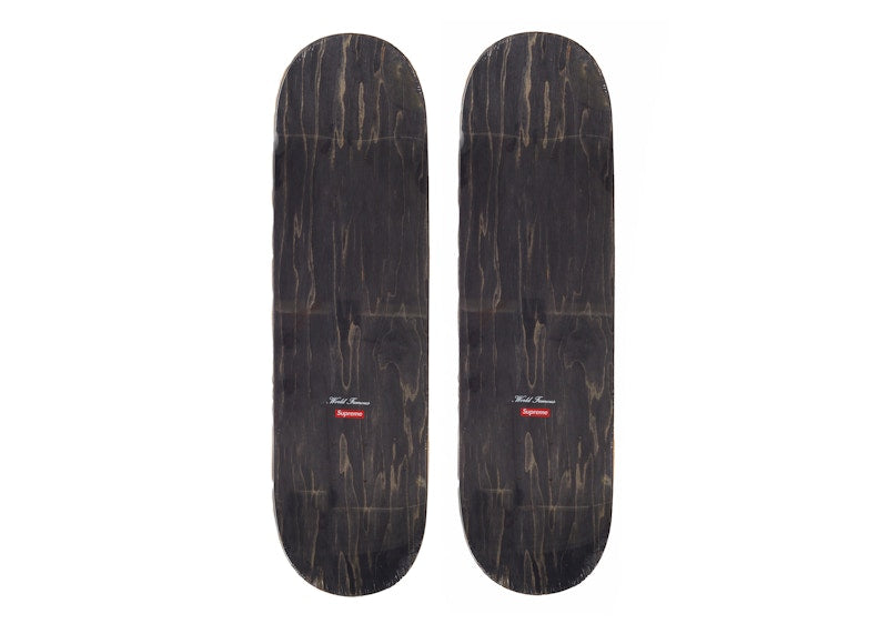 Supreme Blood and Body Skateboard Deck Set Multicolor