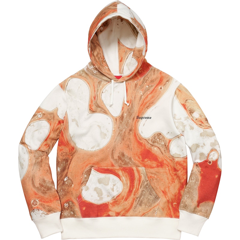 Supreme Blood and Semen Hooded Sweatshirt White