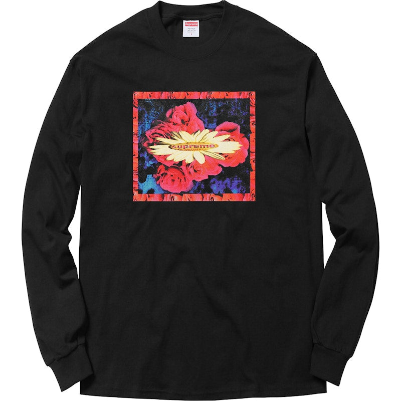 Supreme Bloom L/S Tee Black