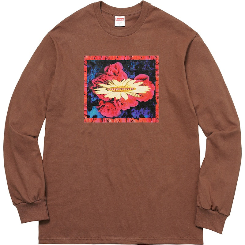 Supreme Bloom L/S Tee Brown