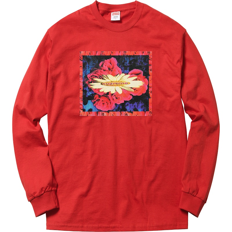 Supreme Bloom L/S Tee Red