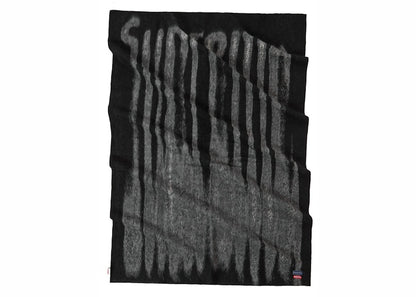 Supreme Blurred Logo Blanket Black