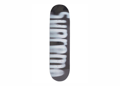 Supreme Blurred Logo Skateboard Deck Black