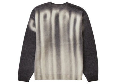 Supreme Blurred Logo Sweater Black