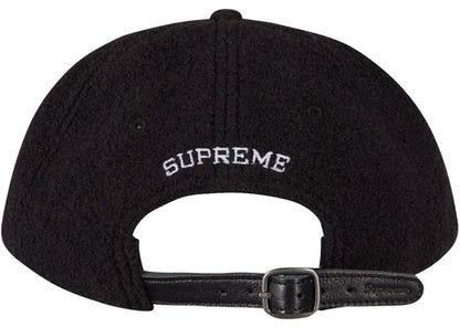 Supreme Boiled Wool S Logo 6-Panel Black