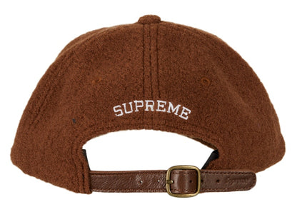 Supreme Boiled Wool S Logo 6-Panel Brown