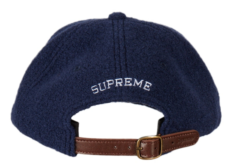 Supreme Boiled Wool S Logo 6-Panel Navy