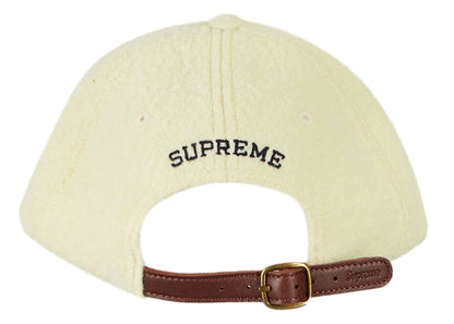 Supreme Boiled Wool S Logo 6-Panel White