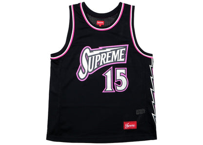 Supreme Bolt Basketball Jersey Black