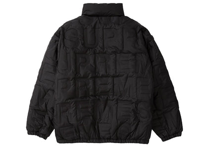 Supreme Bonded Logo Down Jacket Black