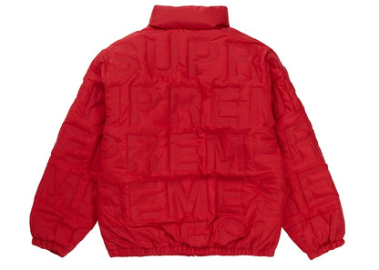 Supreme Bonded Logo Down Jacket Red