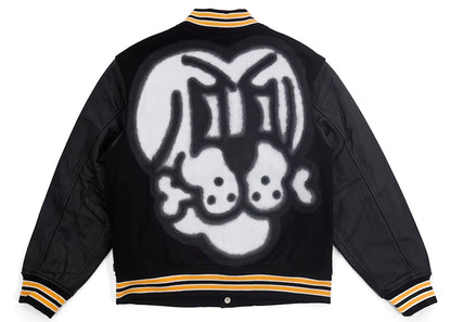 Supreme Bone Varsity Jacket Black