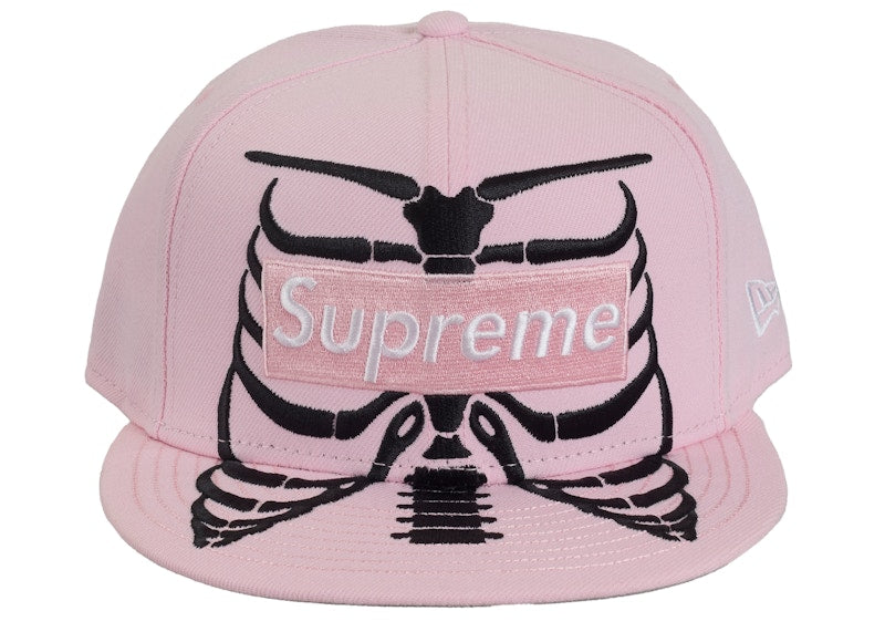 Supreme Bones Box Logo New Era 59Fifty Cap Pink